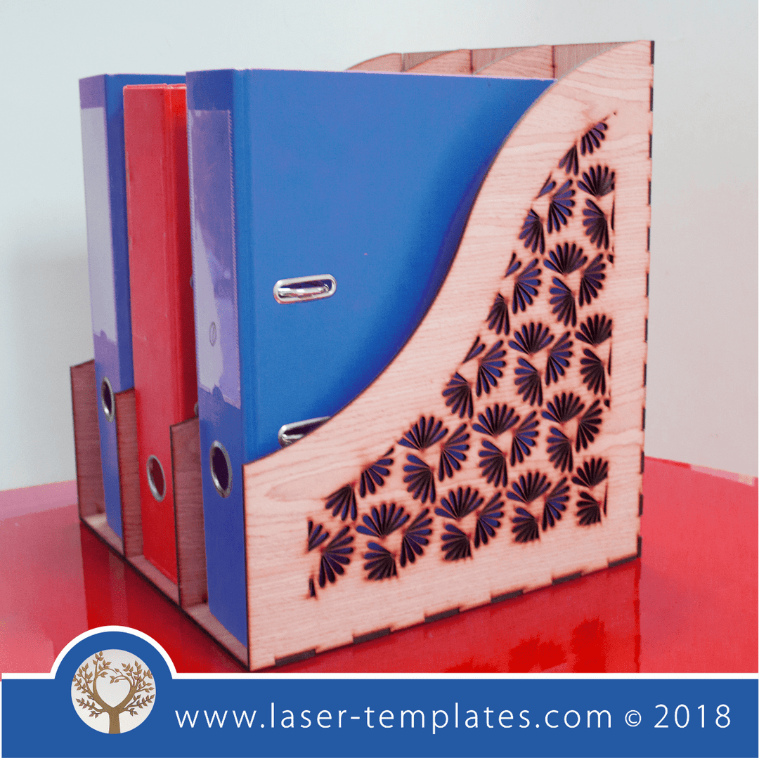 Laser cut template - 3mm Lever Arch File holder – Laser Ready Templates