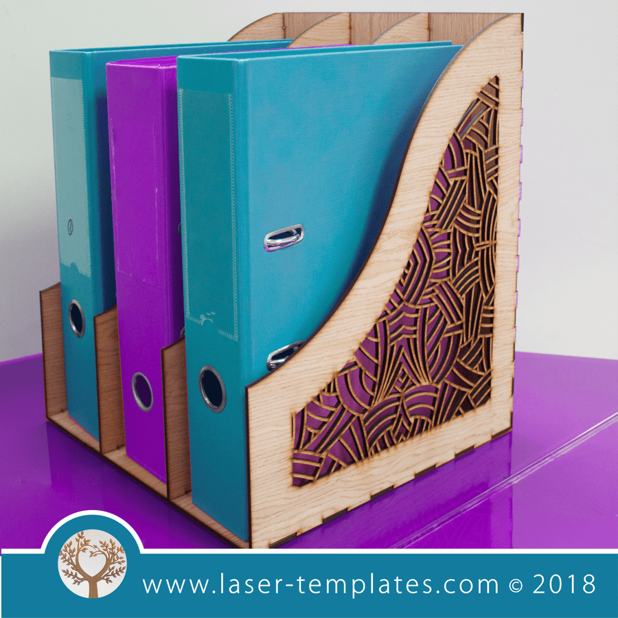 Laser cut template - 3mm Lever Arch File holder – Laser Ready Templates