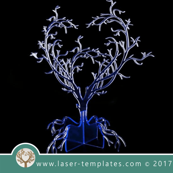 Laser cut tree template. Online 3d vector design download free patterns every day. 5mm Heart Tree