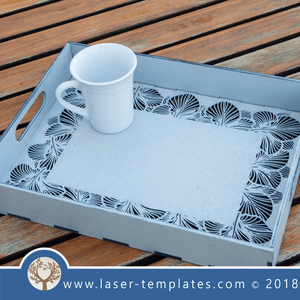 Laser Cut Leaf Tray 1 Template, Download From The Design Store