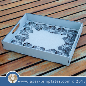 Laser Cut Leaf Tray 2 Template, Download From The Online Store