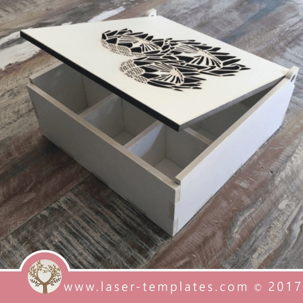 Template Laser cut sorting wooden box. Online store, free designs every ...