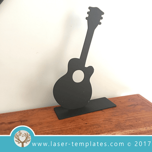 Laser Cut Acoustic Guitar Trophy Template, Download Vector Designs.