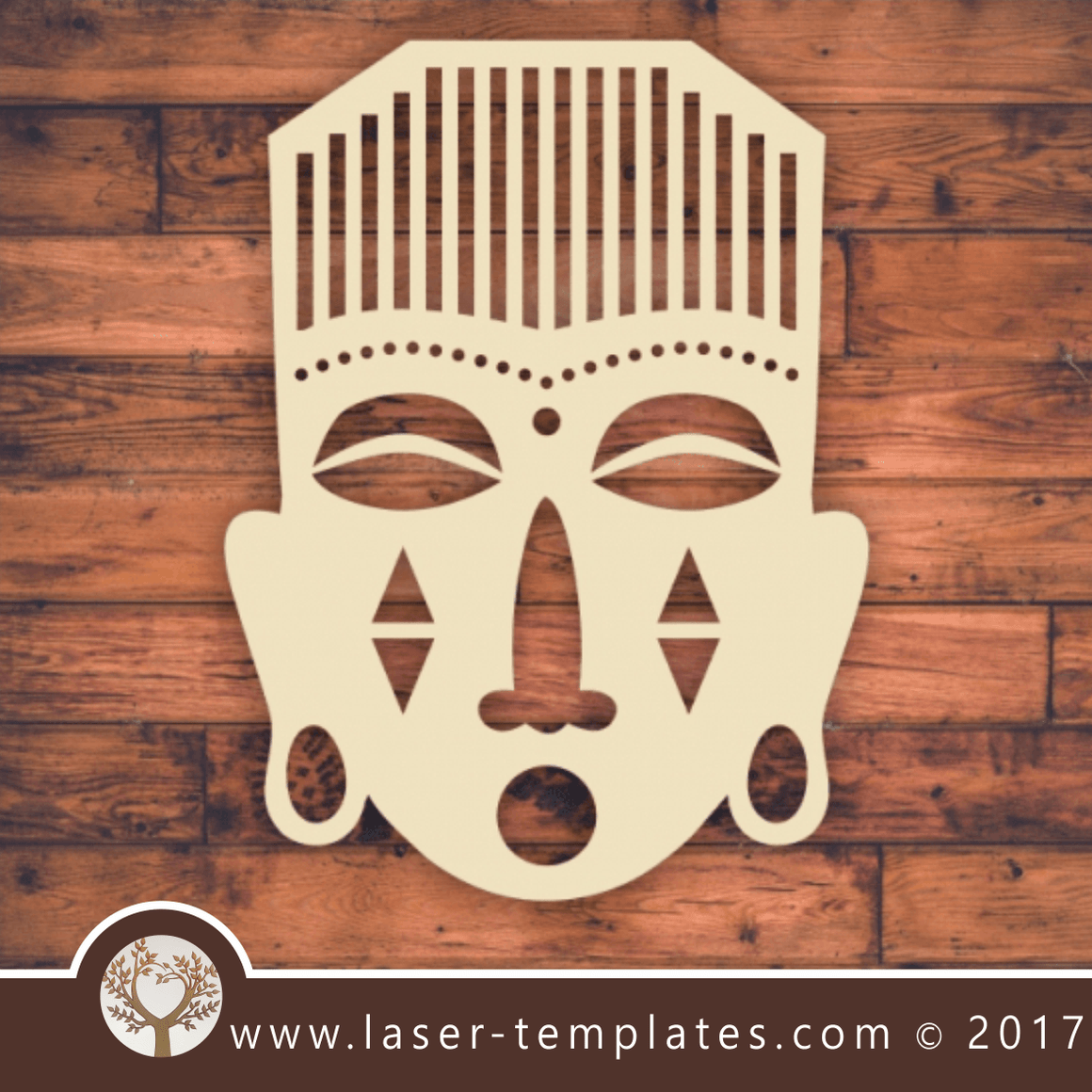 African masks design, download Template for laser cutting. – Laser ...