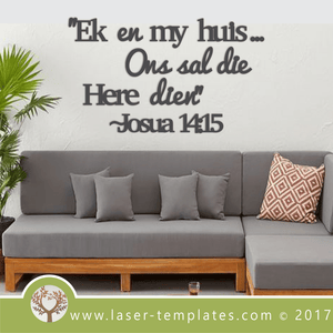 Laser Cut Afrikaans Wall Quote Template, Download Vector Designs.