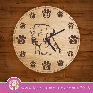 Animal Clock 10 - Labrador