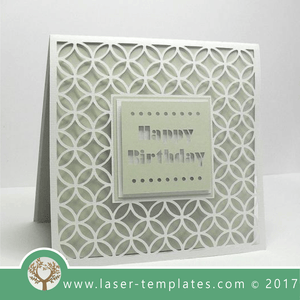 Background Card template, laser cut pattern desing store