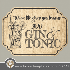 Funny Bar sign template, online vector design store for laser cut and engraving 