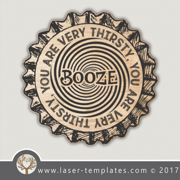 Funny booze Bar sign template for laser cut and engraving. Online design store,