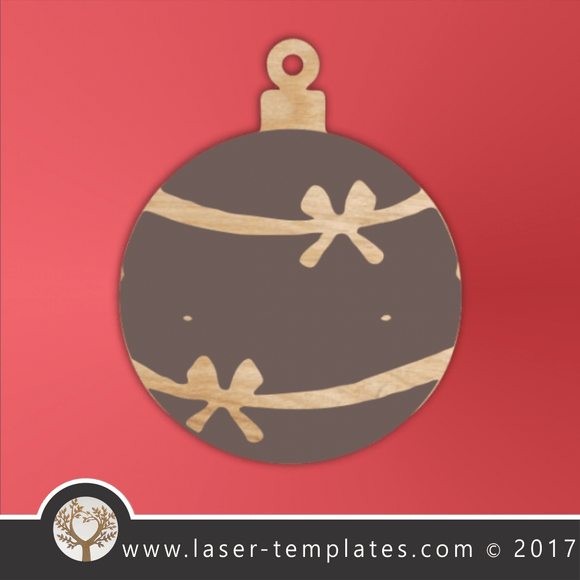 Christmas laser cut template. Online pattern, design store