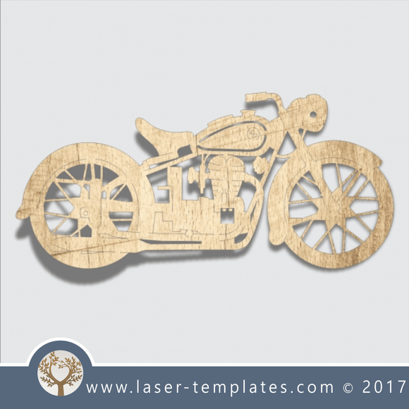 Bike template,online vector design store for laser cut templates.