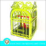 Laser cut template for Bird Cage and Swinging Bird