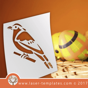 bird stencil template. Laser cut stencils.Vector online store. Free designs. Bird Stencil 6.