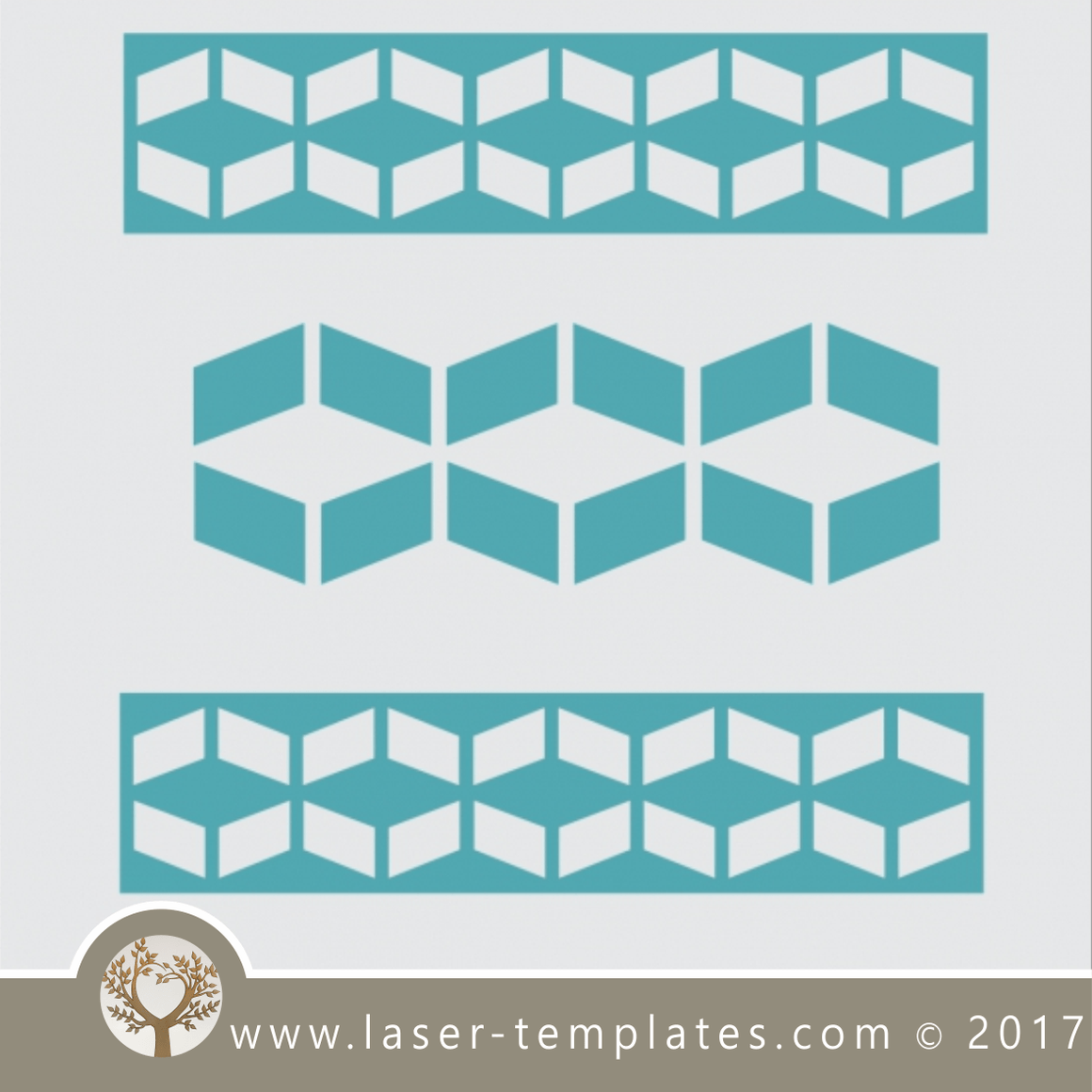 Border stencil design, online template store, Buy vector patterns for ...