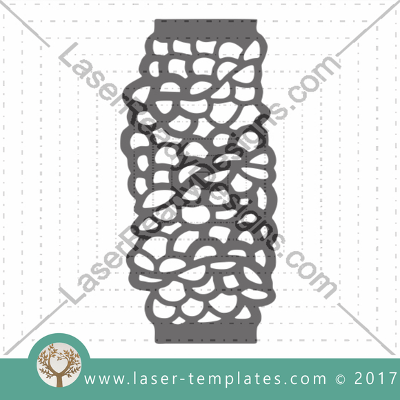 Laser cut template, online store, free Vector designs every day. Bracelet.