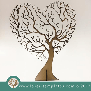 Laser cut tree template. Online 3d vector design download free patterns every day. Branches Of Love.