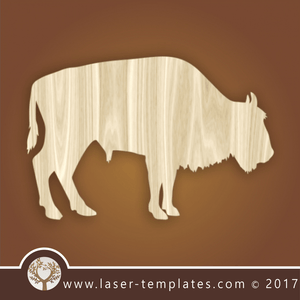Buffalo template, online design store for laser cut patterns.