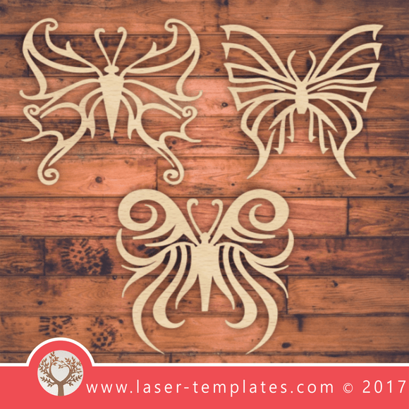 Butterfly template for laser cutting. Vector online store. Free designs. Butterfly art.
