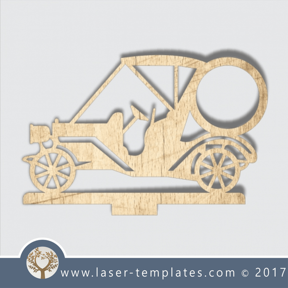 Car template,online vector design store for laser cut templates.