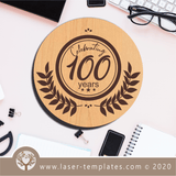Laser Ready Celebrating 100 Years Set Vector File