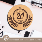 Laser Ready Celebrating 20 Years Set Vector File