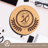 Laser Ready Celebrating 50 Years Set Vector File