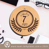 Laser Ready Celebrating 7 Years Set Vector File