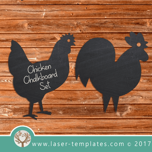 Laser Cut Chicken Chalkboard Template, Download Vector Designs Online.