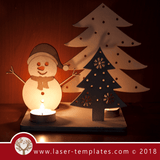 Laser Cut Christmas Snowman Download Vectors Files Online
