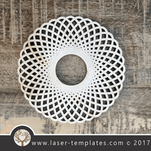 Laser cut coaster template. Circle design, free Vector patterns every day. Circle.