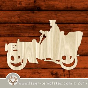 Classic car laser cut template, pattern, design. Free vector download every day. Classic Car l