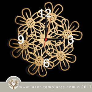 Laser cut wall clock / coaster templates, buy online now, free vector designs every day. Clock / coaster 10