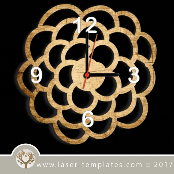 Laser cut wall clock / coaster templates, buy online now, free vector designs every day. Clock / coaster 11