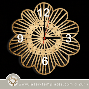 Laser cut wall clock / coaster templates, buy online now, free vector designs every day. Clock / coaster 14