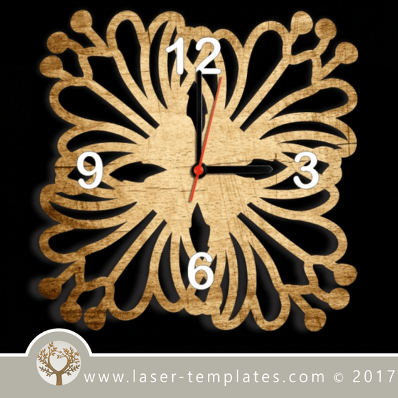 Laser cut wall clock / coaster templates, buy online now, free vector designs every day. Clock / coaster 3