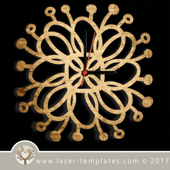 Laser cut wall clock / coaster templates, buy online now, free vector designs every day. Clock / coaster 7