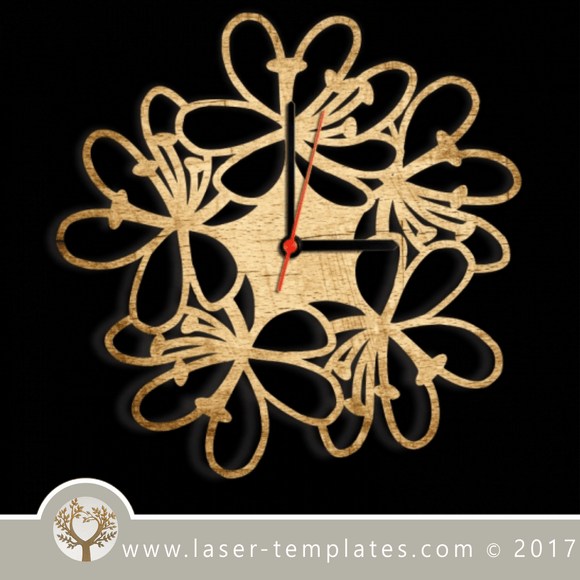 Laser cut wall clock / coaster templates, buy online now, free vector designs every day. Clock / coaster.