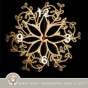 Laser cut wall clock / coaster templates, buy online now, free vector designs every day. Clock / coaster.