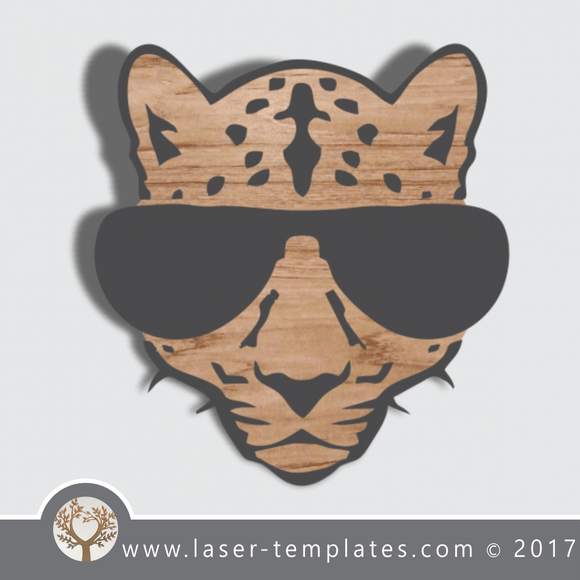 cool cat template, online design store for laser cut patterns.
