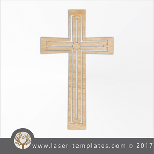 Laser cut cross template, pattern, design. Free vector designs every day. Cross lll