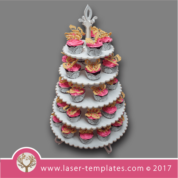 Cupcake Stand 5 Tier - Easy Assembly.