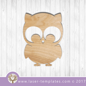 Cute Owl bird laser cut template. $1 ON SALE - Online store for laser cut patterns. Free laser cut designs every day. Cute Owl 12.