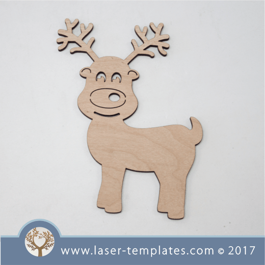 Cute Reindeer – Laser Ready Templates