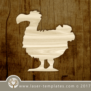 Bird silhouette template for laser cutting. Online store for laser cut patterns. Free laser cut designs every day. Dodo