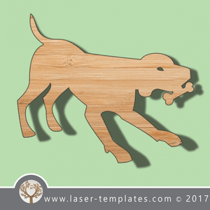 Dog template, online laser cut design store. Download Vector patterns.