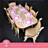 Doll Table and Chair Set