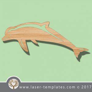 dolphin template, online laser cut design store. Download Vector patterns.