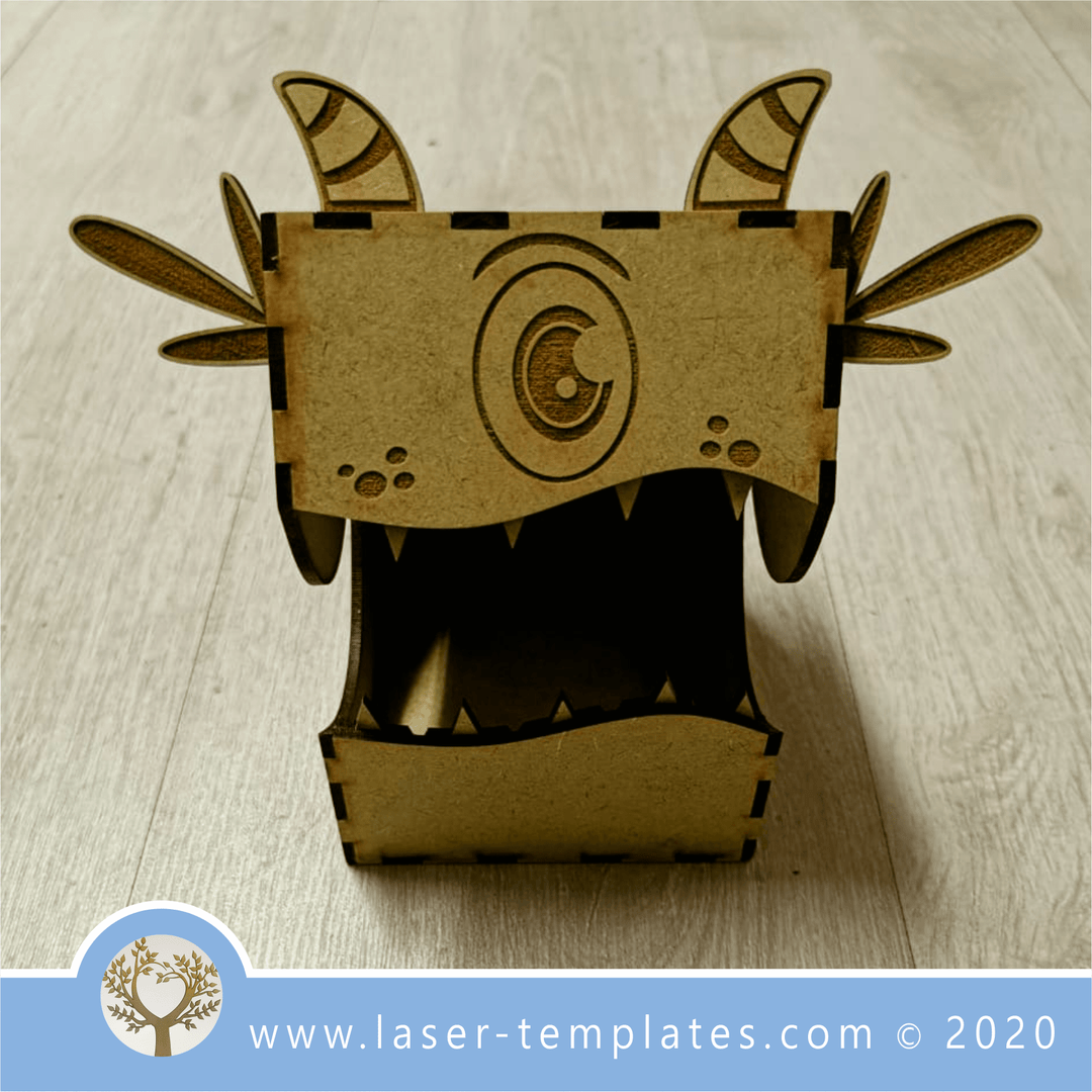 Laser Ready Drake The Monster Box Vector File – Laser Ready Templates