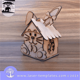 Easter Bunny House Box, 3 Sizes