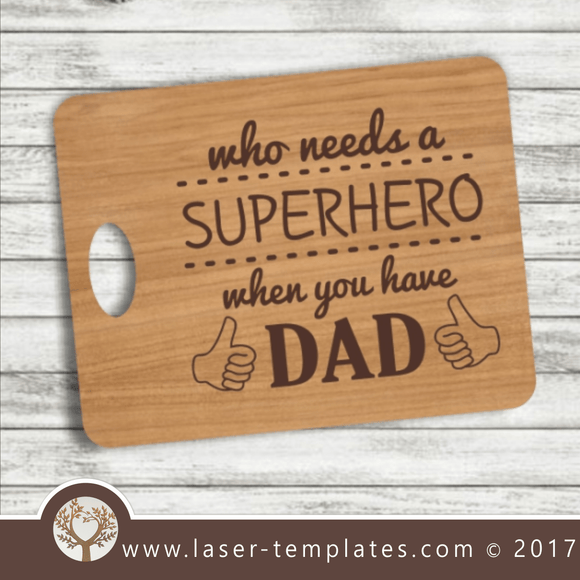 Father's Day key ring TEMPLATE for laser engraving. Online design store. 15